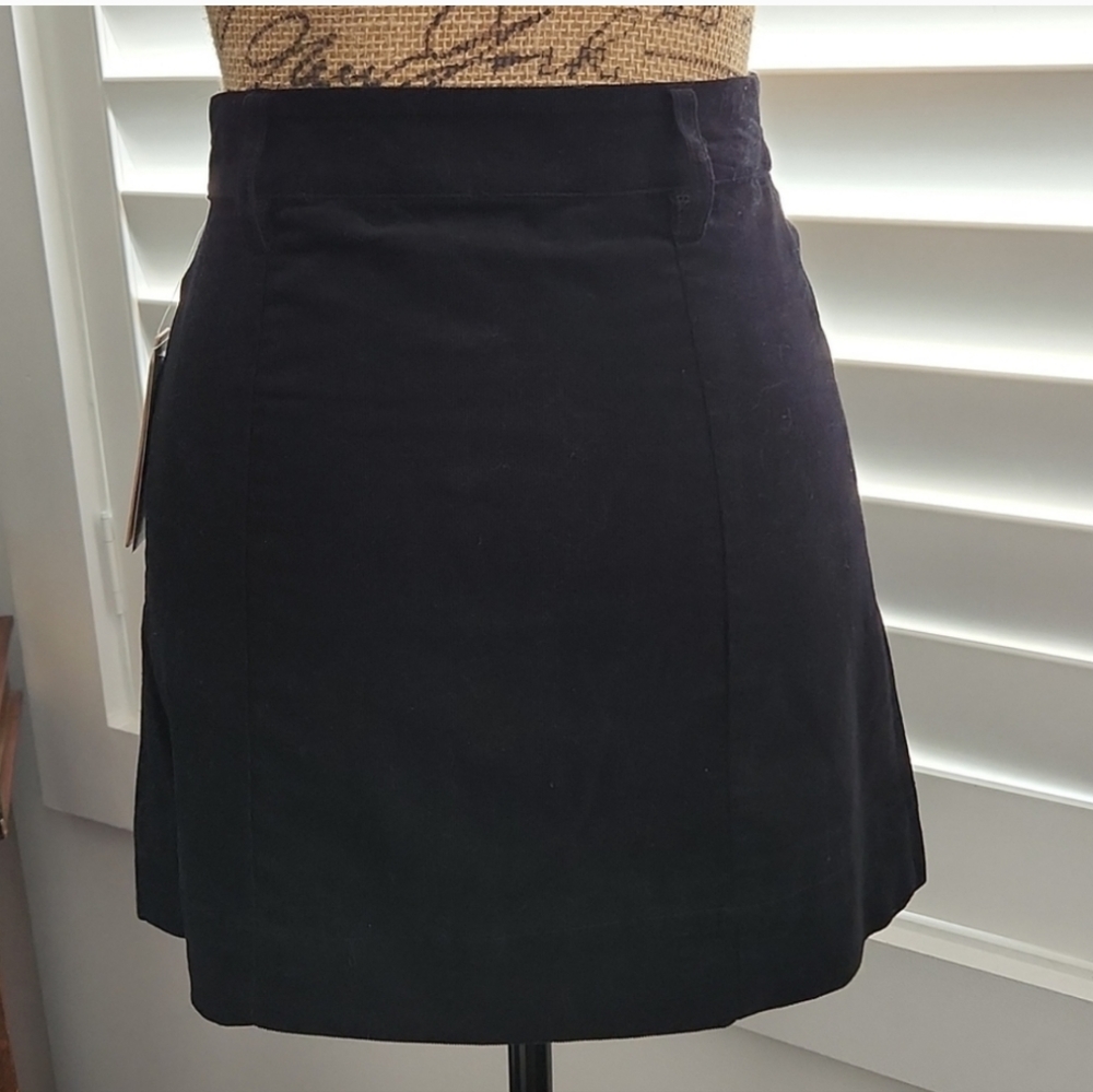 Copper Key Micro-Cord Mini Skirt - Picture 5 of 7